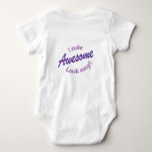 Ik maak het er makkelijk uit romper (Achterkant)