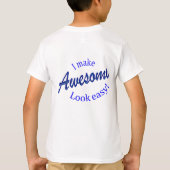 Ik maak het er makkelijk uit t-shirt (Achterkant)