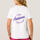 Ik maak het er makkelijk uit t-shirt (Achterkant)