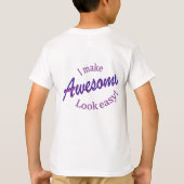 Ik maak het er makkelijk uit t-shirt (Achterkant)