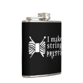 Ik maak het Kracht van het Koord {Donker} Heupfles (Rechts)