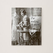 Ik maak het werk legpuzzel (Verticaal)