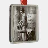 Ik maak het werk metalen ornament (Rechts)