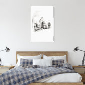 Ik maak kennis met Miss. Mowcher Canvas Afdruk (Insitu (Slaapkamer))