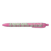 Ik maak Kinder spaarpen [PINK] Zwarte Inkt Pen (Bodem)