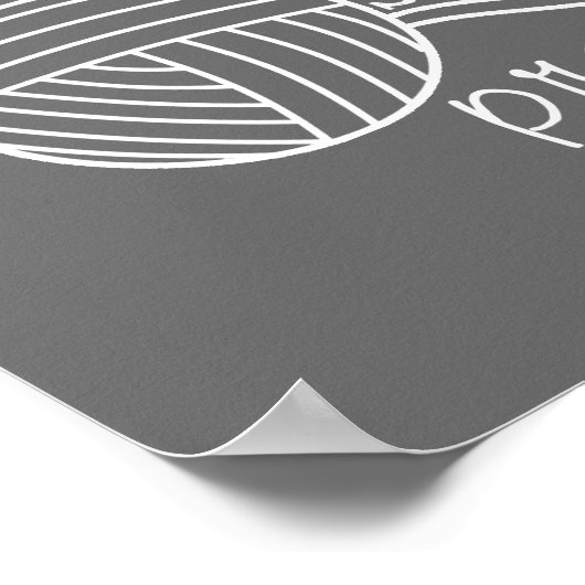 Ik maak Koord  ・ Garnalen Poster (Hoek)