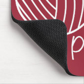 Ik maak Koord ・ Knit Kroesje {Donker} Muismat (Hoek)