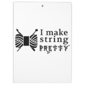 Ik maak Koord  ・ Kunst & Garn Klembord (Achterkant)