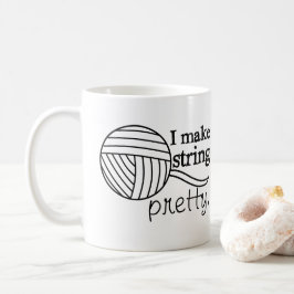 Ik maak Koord Yarn + Kunsten Koffiemok