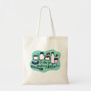 Ik maak liever KEFIR leuke fermentatie Tote Bag