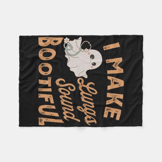 Ik maak longen klinken bootiful respiratoire thera fleece deken (Voorkant (Horizontaal))