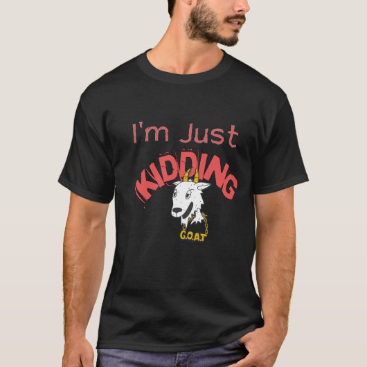 Ik maak maar een grapje t-shirt (Voorkant)
