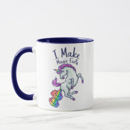 Ik maak Magic Farts Rainbow Unicorn Mok