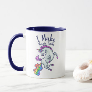 Ik maak Magic Farts Rainbow Unicorn Mok