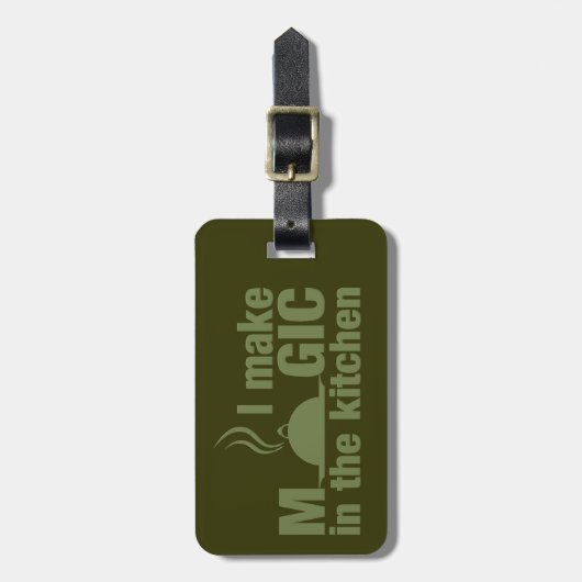 Ik maak Magisch aangepast bagagelabel (Voorkant verticaal)