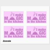 Ik maak Magische aangepaste stickers (Vel)