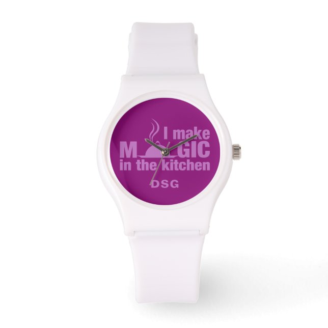 Ik maak Magische monogram-horloges Horloge (Voorkant)