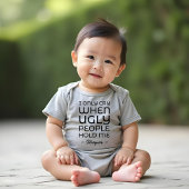 Ik maak me alleen maar druk als de lelijke mensen  romper