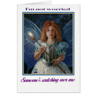 Ik maak me geen zorgen, iemand kijkt naar me.