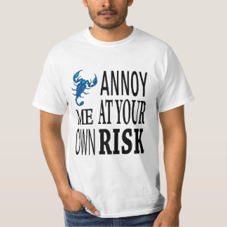 Ik maak me op eigen risico druk t-shirt