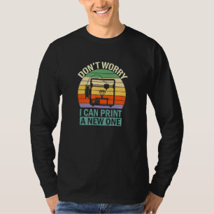 Ik maak me zorgen dat ik 3d printertechnische onde t-shirt