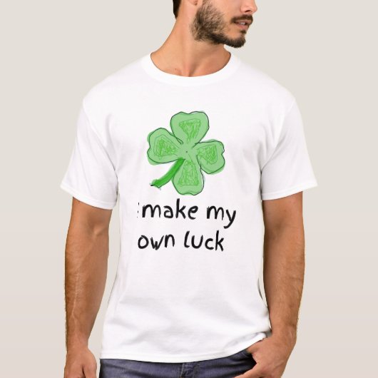 Ik maak mijn eigen eend Shamrock St Patrick's Day T-shirt (Voorkant)