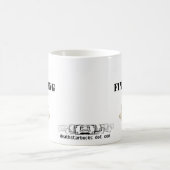 Ik maak mijn koffie af... mok. koffiemok (Center)