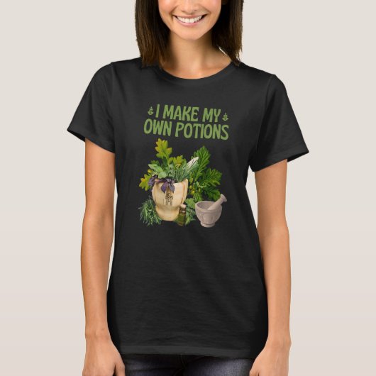 Ik maak mijn Poties Herbalistisch Herbalisme T-shirt (Voorkant)