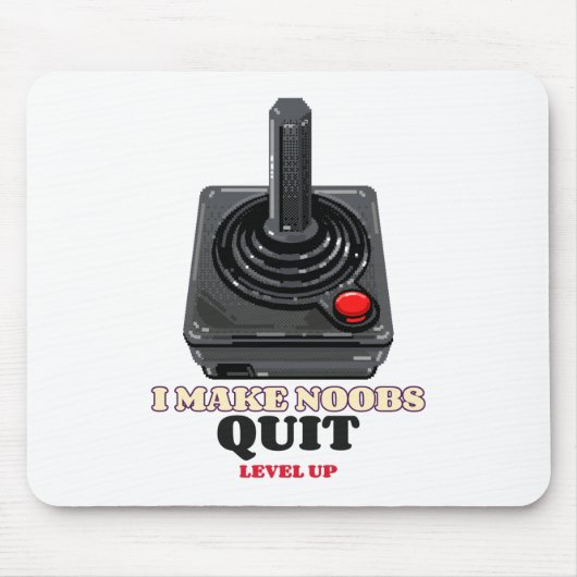 Ik maak Noobs Rage-stop Muismat (Voorkant)