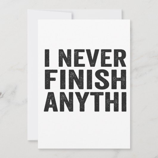 Ik Maak Nooit Iets Lolligs Af Adhd Mentale Gezondh Kaart (Voorkant)