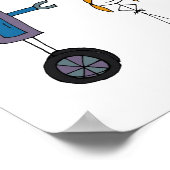 Ik maak Robots (meisje) Poster (Hoek)