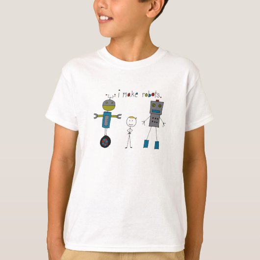 Ik maak Robots T-shirt (Voorkant)