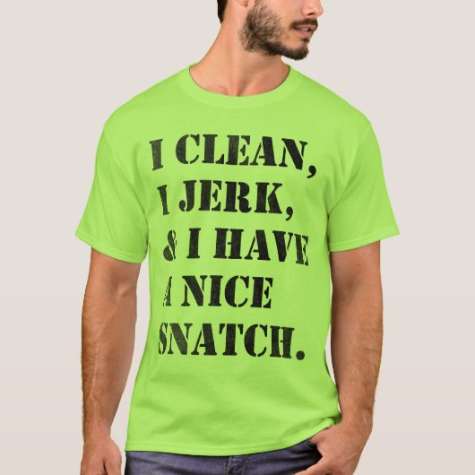 Ik maak schoon, ik klote, shirt optillen (Voorkant)