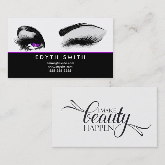 Ik maak schoonheid. visitekaartje (Voorkant / Achterkant)