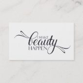 Ik maak schoonheid. visitekaartje (Achterkant)