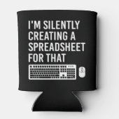 Ik maak stilletjes een spreadsheet Actuaris Grappi Blikjeskoeler (Achterkant)