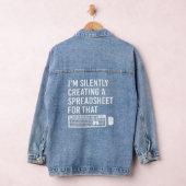 Ik maak stilletjes een spreadsheet Actuaris Grappi Denim Jacket (Hangar)