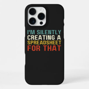 Ik maak stilletjes een spreadsheet daarvoor, leuk iPhone 16 pro max hoesje