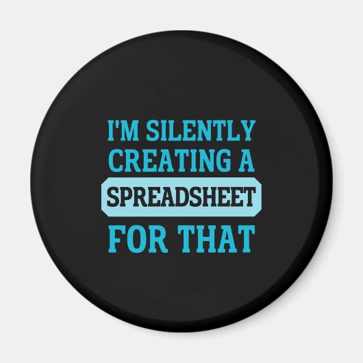 Ik maak stilletjes een spreadsheet voor die Magn Magneet (Voorkant)