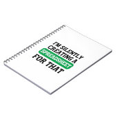 Ik maak stilletjes een spreadsheet voor die Nota Notitieboek (Linkerzijde)