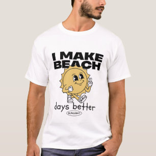 Ik maak stranddagen beter t-shirt