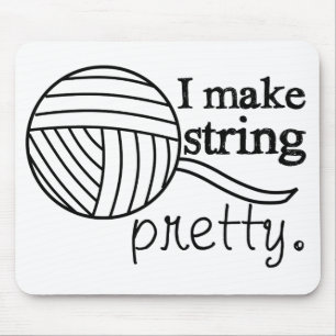 Ik maak String ・ Knit Crochet Yarn Crafts Muismat