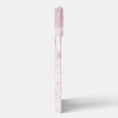 Ik maak  tekenreeksroze marmer iPhone hoesje (Rechterkant)