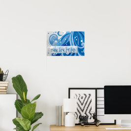 "Ik maak tijd voor plezier" Motivatie Affirmatie Poster