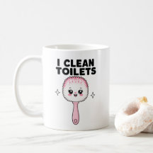 Ik Maak Toiletten Schoon Grappige Schoonmaakwerker