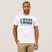 IK MAAK TWINS, wat is je supermacht? T-shirt (Voorkant volledig)