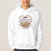 Ik maak van hout dingen hoodie (Voorkant)