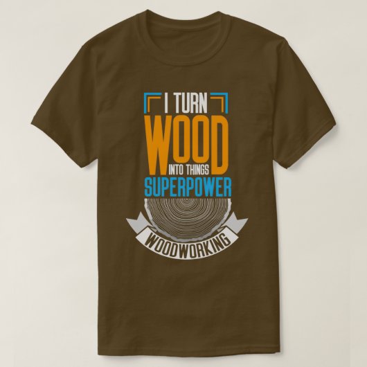 Ik maak van hout dingen t-shirt (Design voorkant)