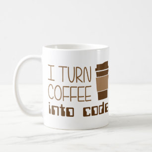 Ik maak van koffie een programmeercode koffiemok
