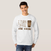 Ik maak van koffie een programmeercode t-shirt (Voorkant volledig)